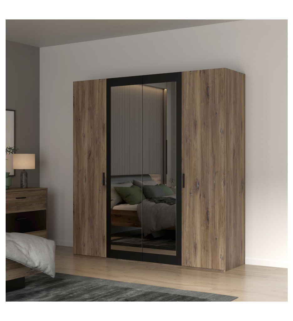 ARMOIRE 4PT-200CM-LNRS945S-M600-LEONARD