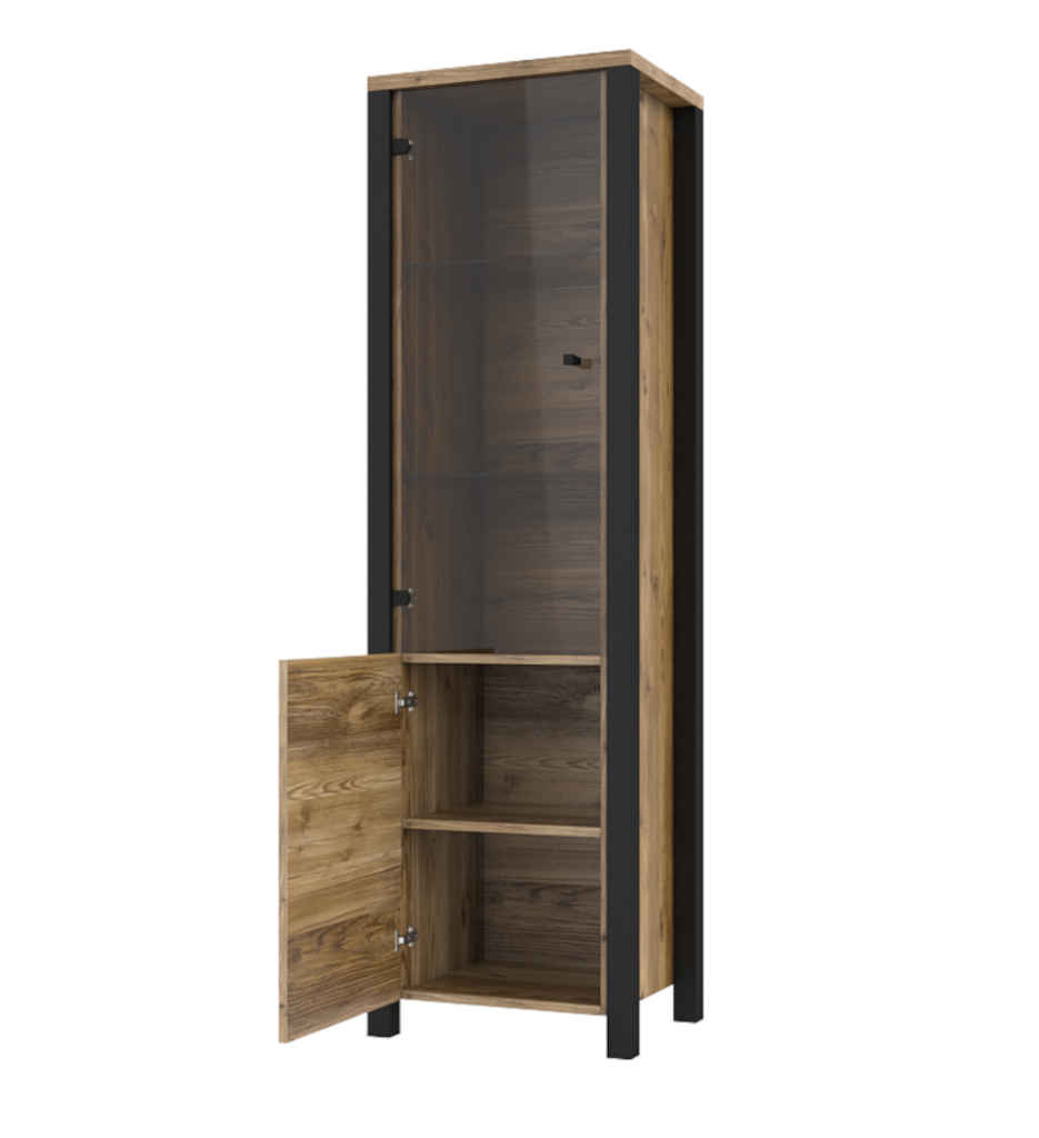 VITRINE 2PT-L + ÉCLAIRAGE 25PCBI15 -56CM-24ABJC05-OLIN