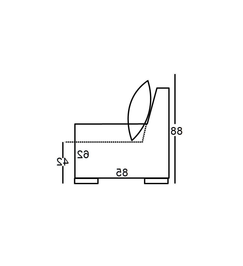 ANGLE GAUCHE-OTT-2-TISSU POSO 22-ANTHRACITE-HOUSTON