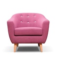 Fauteuil Fun Rose