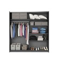 ARMOIRE 2PT/1MIR-200 CM-24CBEA67-GALAXY CARBON