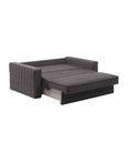 BANQUETTE SOFABED VELOURS ANTHRACITE-SIENA