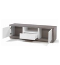 MEUBLE TV 170 CM-CHENE GRIS/BLANC-CARTESIA