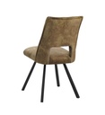 CHAISES -TISSU VERT-16100VE-LEO