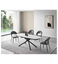 TABLE 130/190CM-BLANC-CERAMIQUE-58500BL-BRIGA