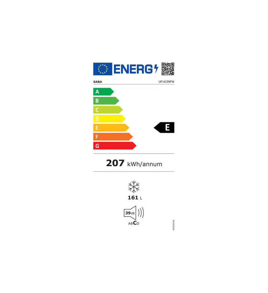 CONG. ARM. 161L NO FROST E - SABA UF163NFW