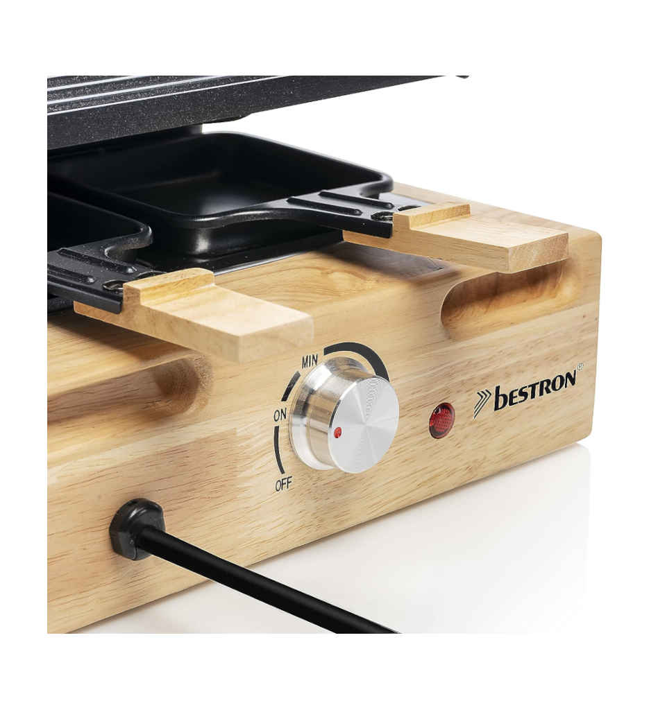 RACLETTE XL PIERRE/GRILL DE CUISSON 8PRS °BESTRON ARG300BW