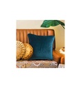 Coussin en velours bleu 40x40 - AL 404426