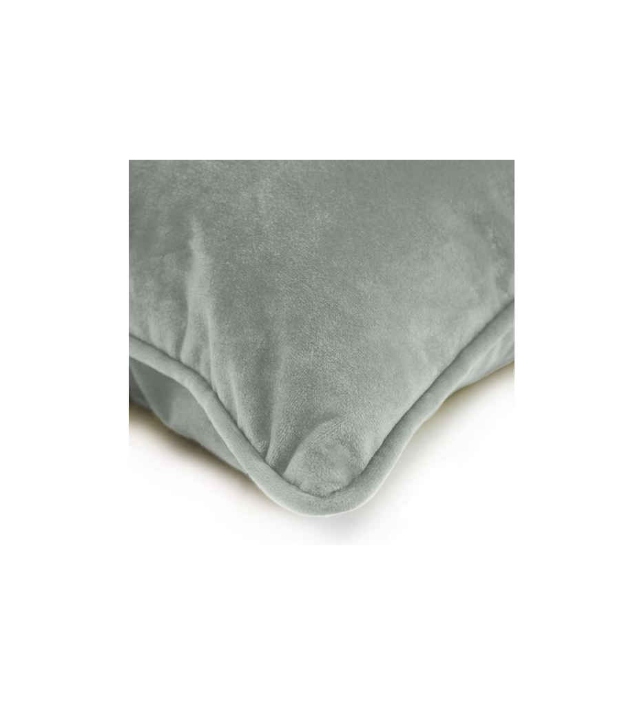 Coussin en velours gris clair 40x40-AL 404421