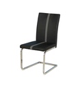 CHAISE ENZO NOIR/GRIS