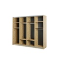 ARMOIRE 2PT-250CM-S25-GOLDEN OAK-CLARA