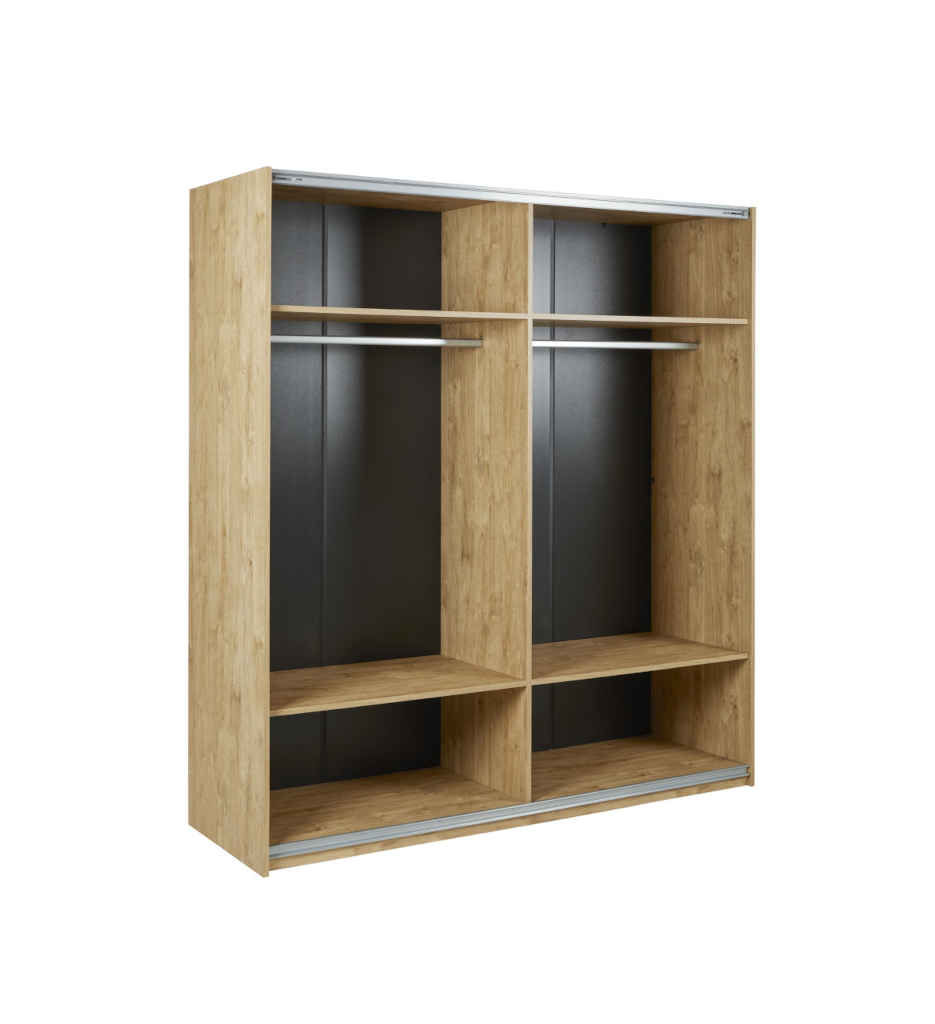 ARMOIRE 2PT-200CM-S20-GOLDEN OAK-CLARA