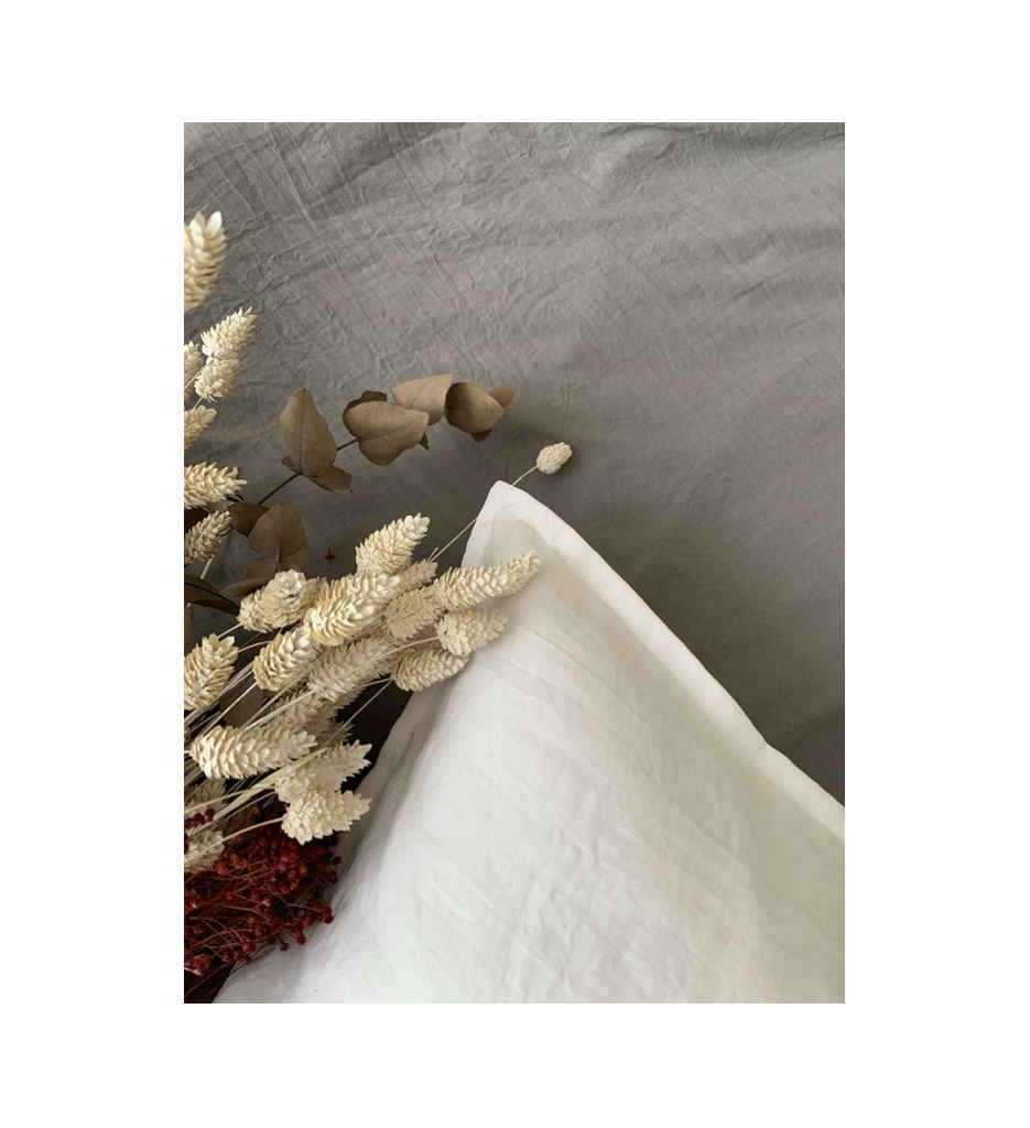 PARURE 240/220 MICROLAVEE BLANC