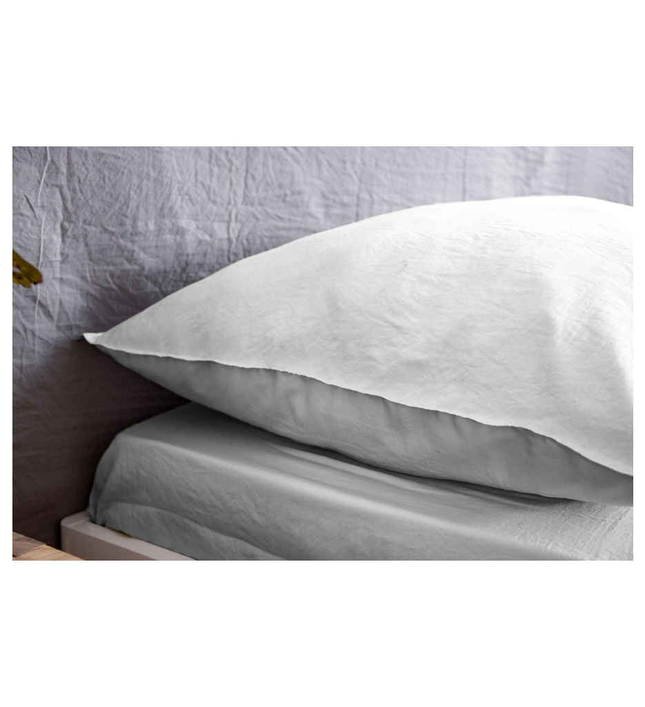 PARURE 240/220 MICROLAVEE GRIS PERLE