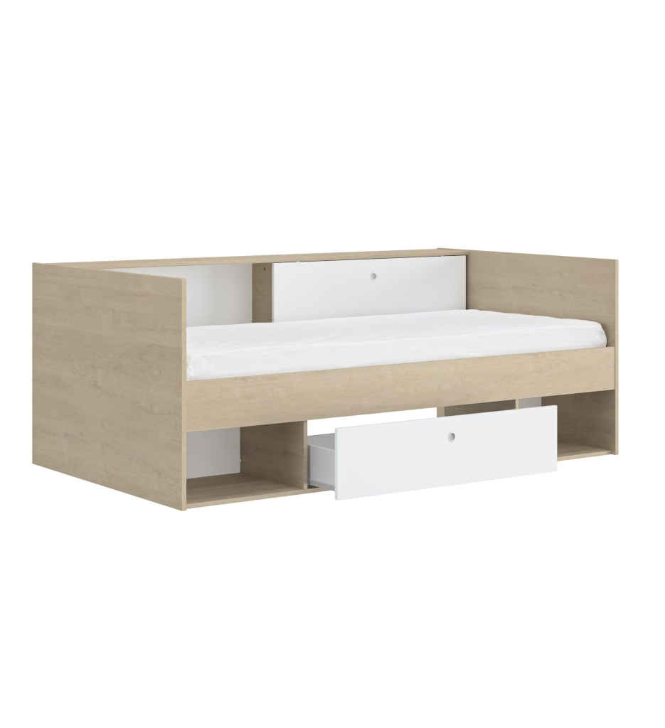 #LIT AV RANGEMENT 90*200 -1E72036-ALICIA