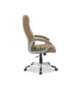 #CHAISE DE BUREAU 'KENNEDY' PU TAUPE 9735-4