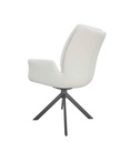 FAUTEUIL PIVOTANT-180°-TISSU LIN-52952LI -PETER