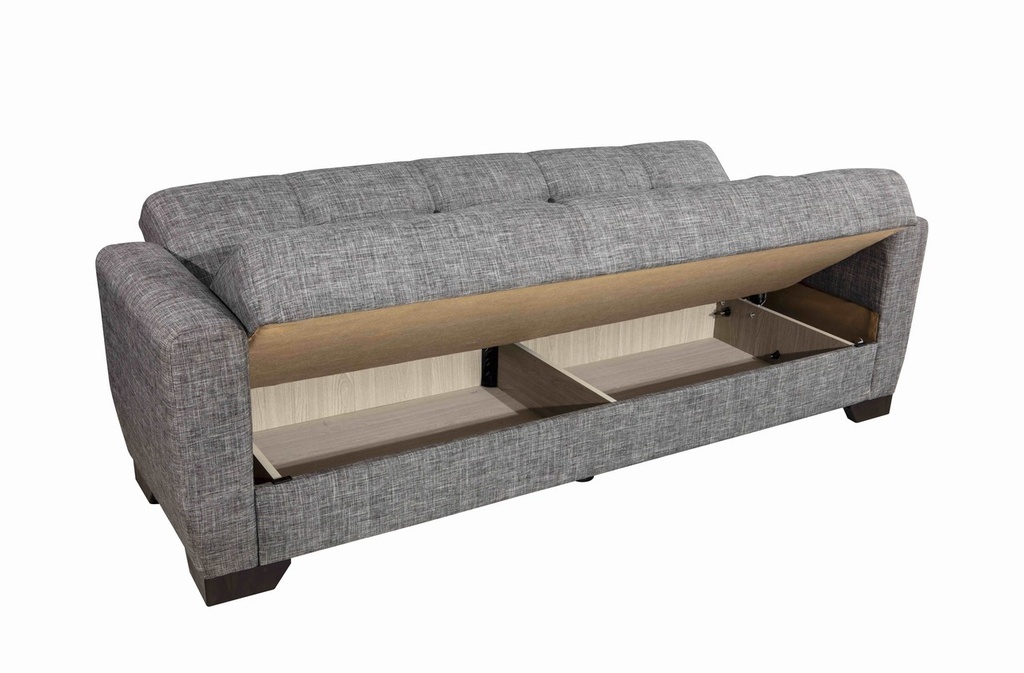 BANQUETTE CLIC-CLAC GRIS CLAIR-(DELUXE 52-015)BELEM