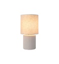 Lampe Céramique 27 cm ELENA coloris blanc