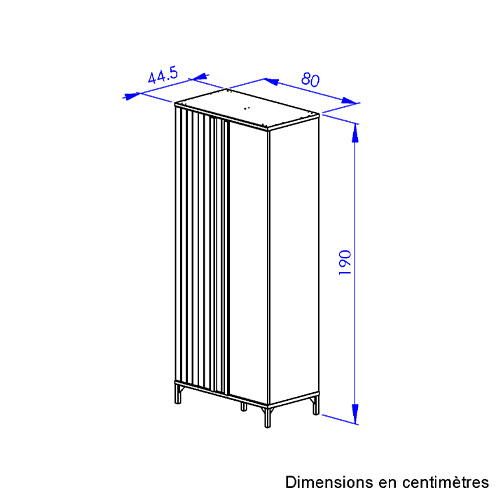 Armoire 2 portes FARO 1K20330