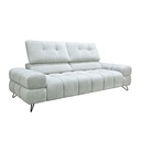 CANAPE 2 PL-2S-(2 DOSSIER AVANCE/RECULE ELECT-2 TÊTIÈRES LIFTUP-DBS6U5DP00-1886-5DP-2xEB22-TISSU MS350-19B-LIGHT GREY-LIFTUP