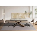 TABLE CERAMIQUE-180*(260)CM-BLANC & TAUPE-53120BT-COBALT