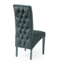 CHAISE VELOUR GRIS - RINAS-PUMA31/GRIS