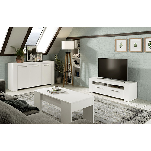 #MEUBLE TV AMBIT BLANC 006621A