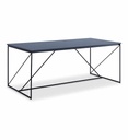 #TABLE REPAS NOIR/GRIS CHT NOIR-WALTER- 00502223