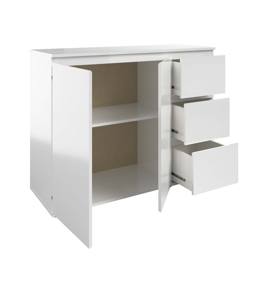 #RANGEMENT 2P3T GLOSS BLANC OPUS