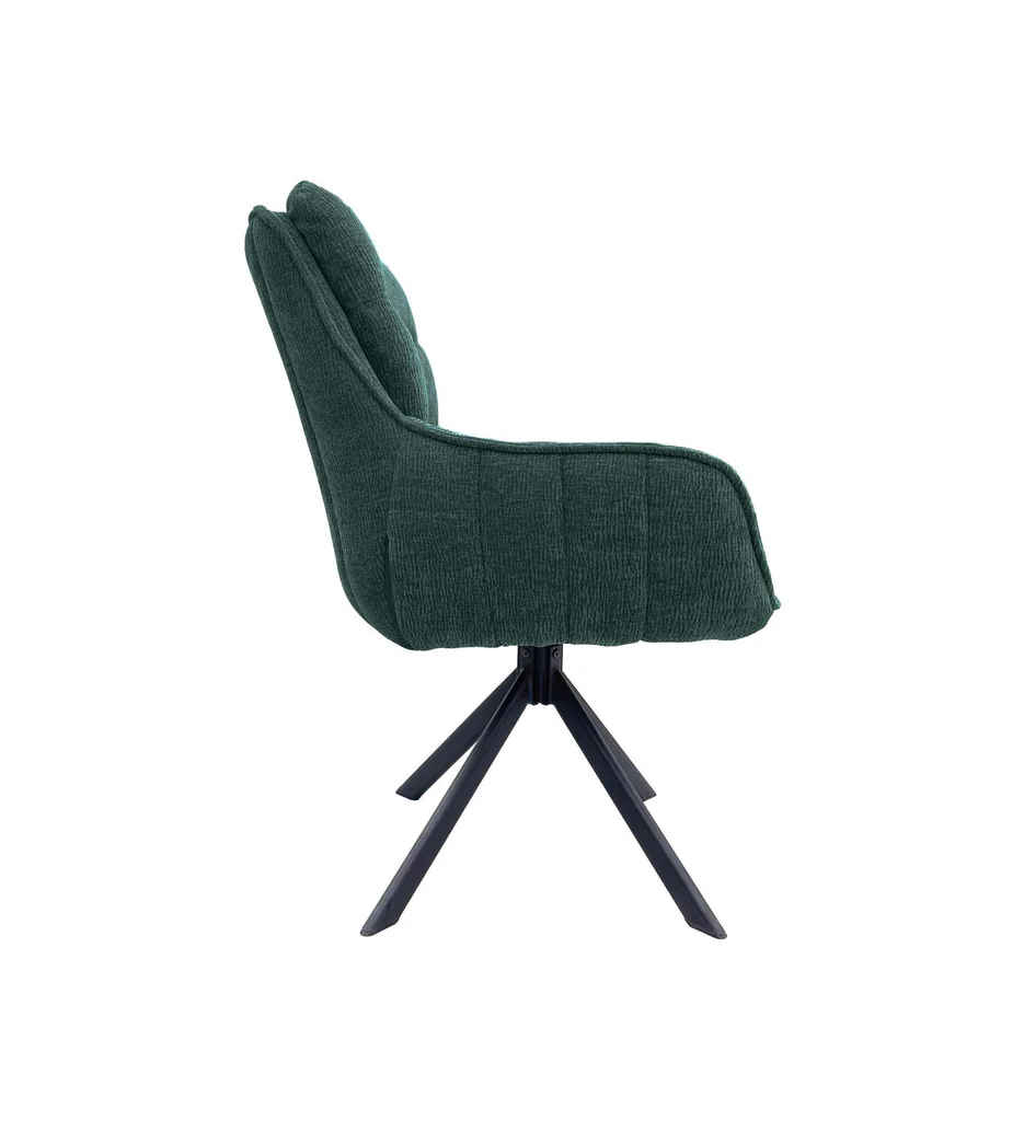 FAUTEUIL BRIDGE PIVOTANT 180°-TISSU VERT-52957VE-BONIFACIO