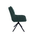 FAUTEUIL BRIDGE PIVOTANT 180°-TISSU VERT-52957VE-BONIFACIO