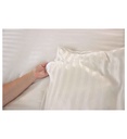 PARURE 260 X 240 MICROFIBRE SATIN DOBBY ALBATRE