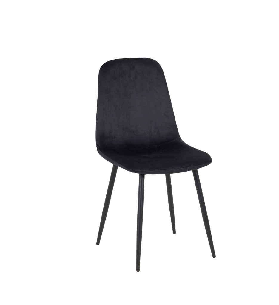 #ENSEMBLE TABLE 140 CM WHITE + 4 CHAISES BLACK - SET KJT10141