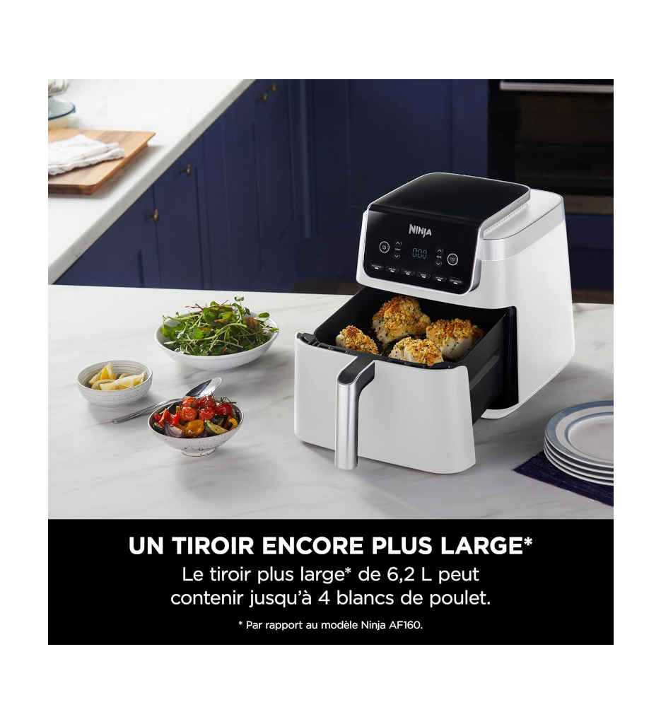 AIR FRYER 6.2L 2000W MAX PRO °NINJA AF180EUWH