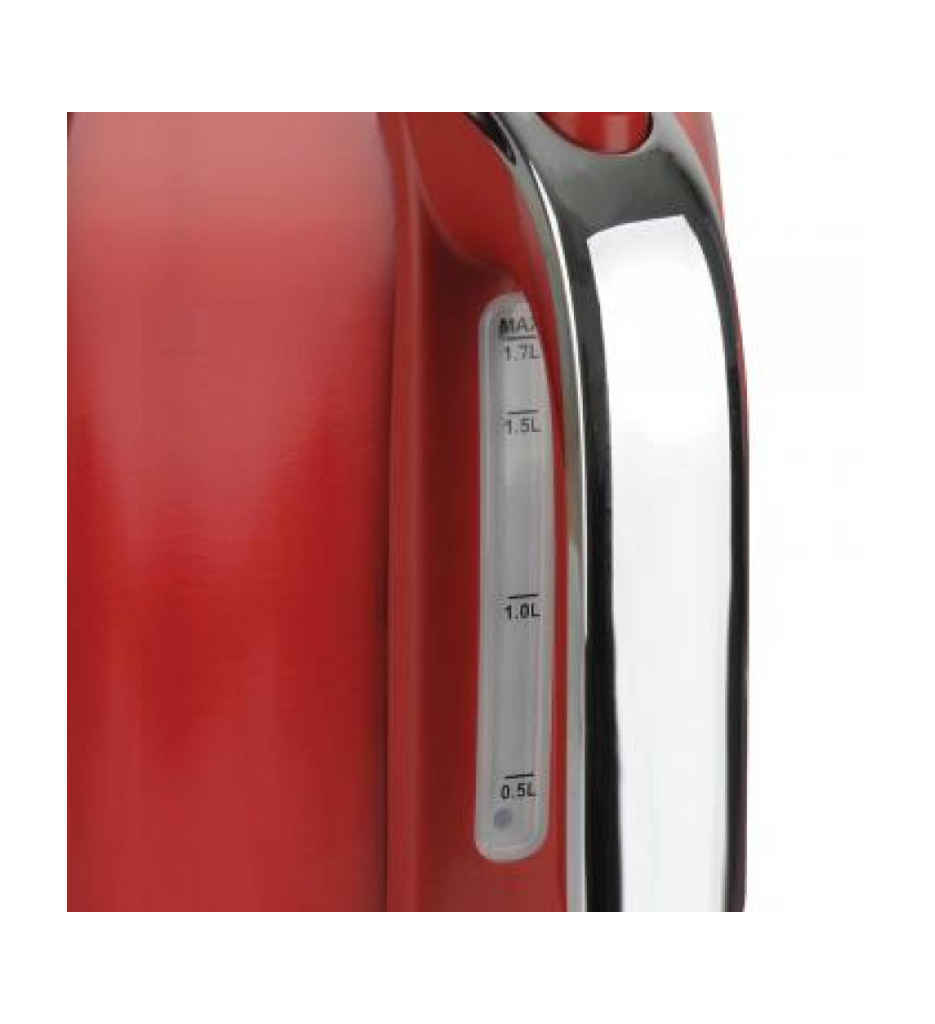 BOUILLOIRE 1.7L 2200W ROUGE °BRANDT BO1704R