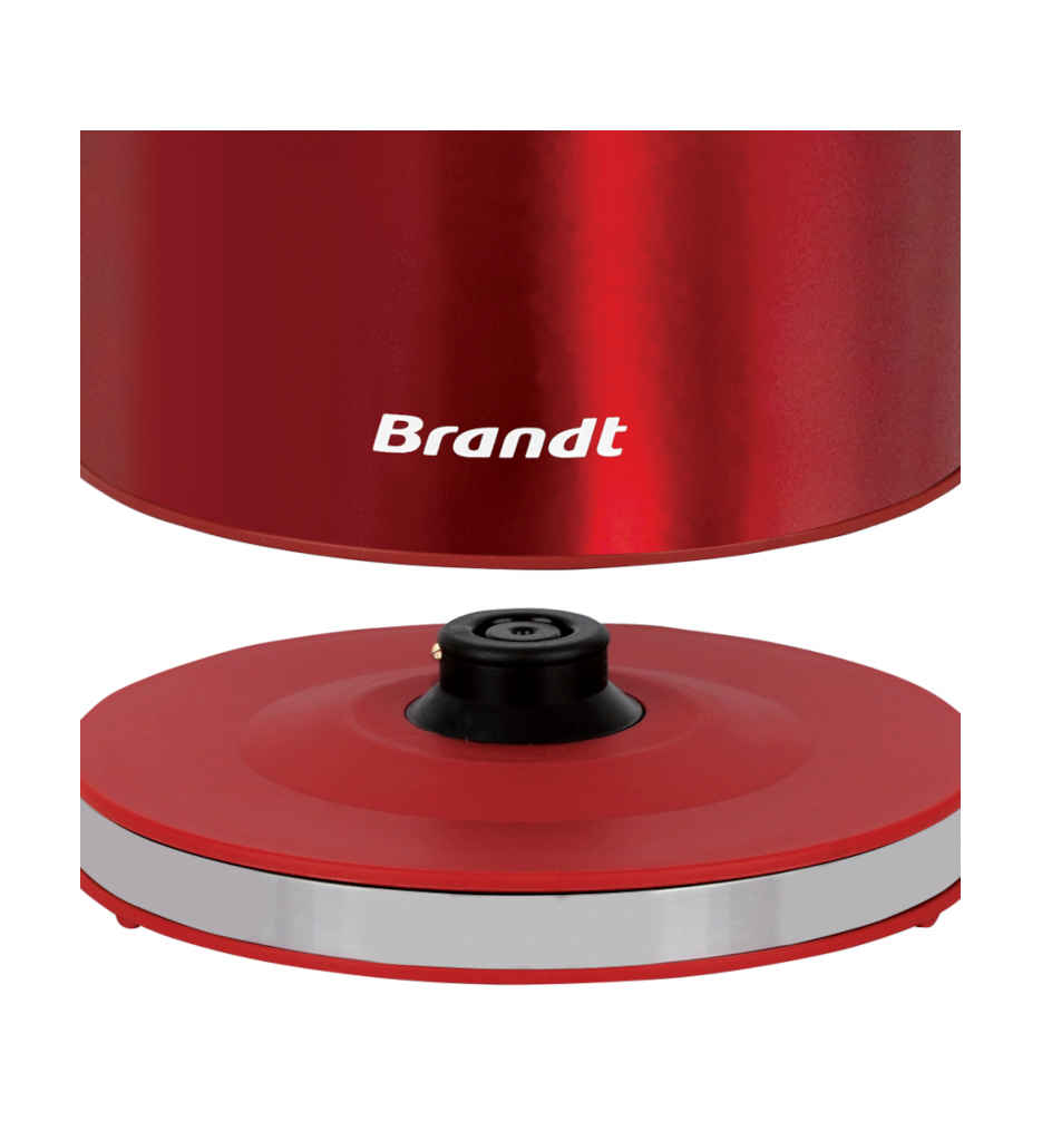 BOUILLOIRE 1.7L 2200W ROUGE °BRANDT BO1704R