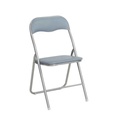 chaise pliante grise LILAS