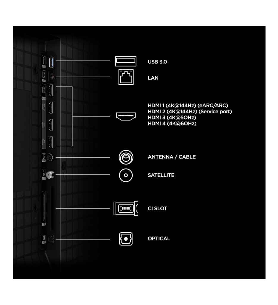 TV QD-MINI LED 144HZ 247CM E °TCL 98T8D