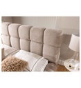 LIT + COFFRE- 180*200 CM-TISSU FREYA 210.02-CREME-SEWILLA