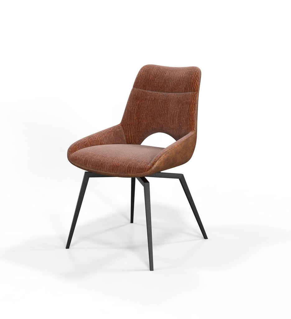 CHAISE MARRON PIVOTANTE 180°-15420TC - VICTORIA