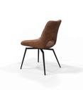 CHAISE MARRON PIVOTANTE 180°-15420TC - VICTORIA