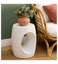 Table totem Narlon diam 38 cm blanc JJA 213073