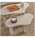 Lot de 2 tables basses Olao ivoire JJA 206092