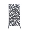 Panneau d'occultation acier ANTHRACITE Grid 114068