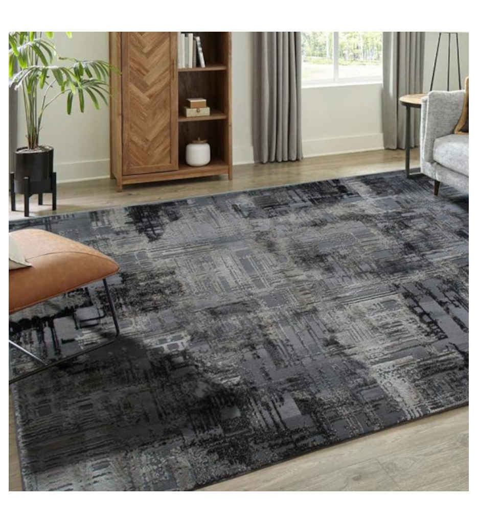 Tapis GOYA 3D 120X170 Abstrait gris 121100