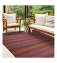 #SAINT TROP 160055  Tapis extérieur-intérieur motifs lignes orange 160x230