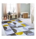 Tapis MODERN 133x170 gris jaune AL 133159