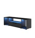 MEUBLE TV HACK BLACK+BLUE LED 1E17046