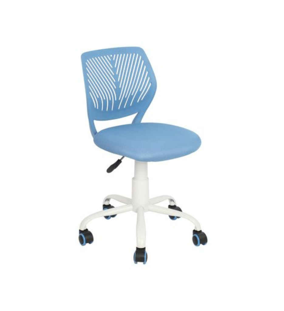 #* Chaise de bureau bleu LALY